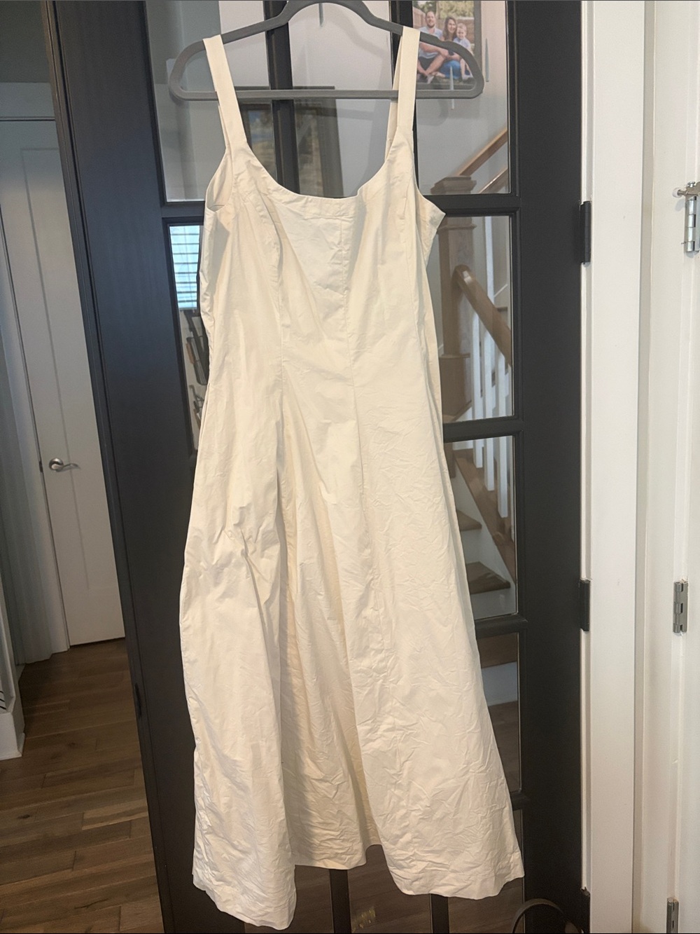 Elegant Cream A-Line Sundress - Sleeveless